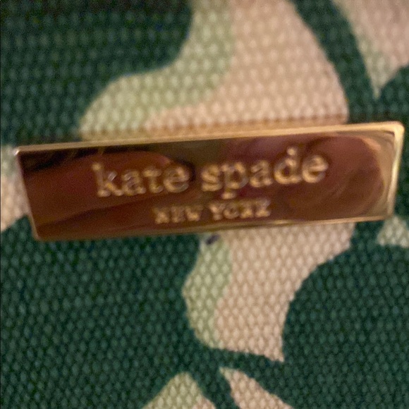 Kate Spade Green and White Botanical Tote - Picture 2 of 16